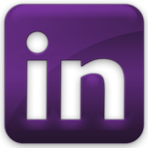 Purple linkedin logo 